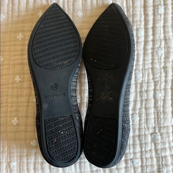Rothy's Black and Gray Flats - Picture 5 of 7